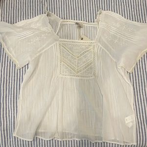 Lucky Brand Gauze Boho Top - XL